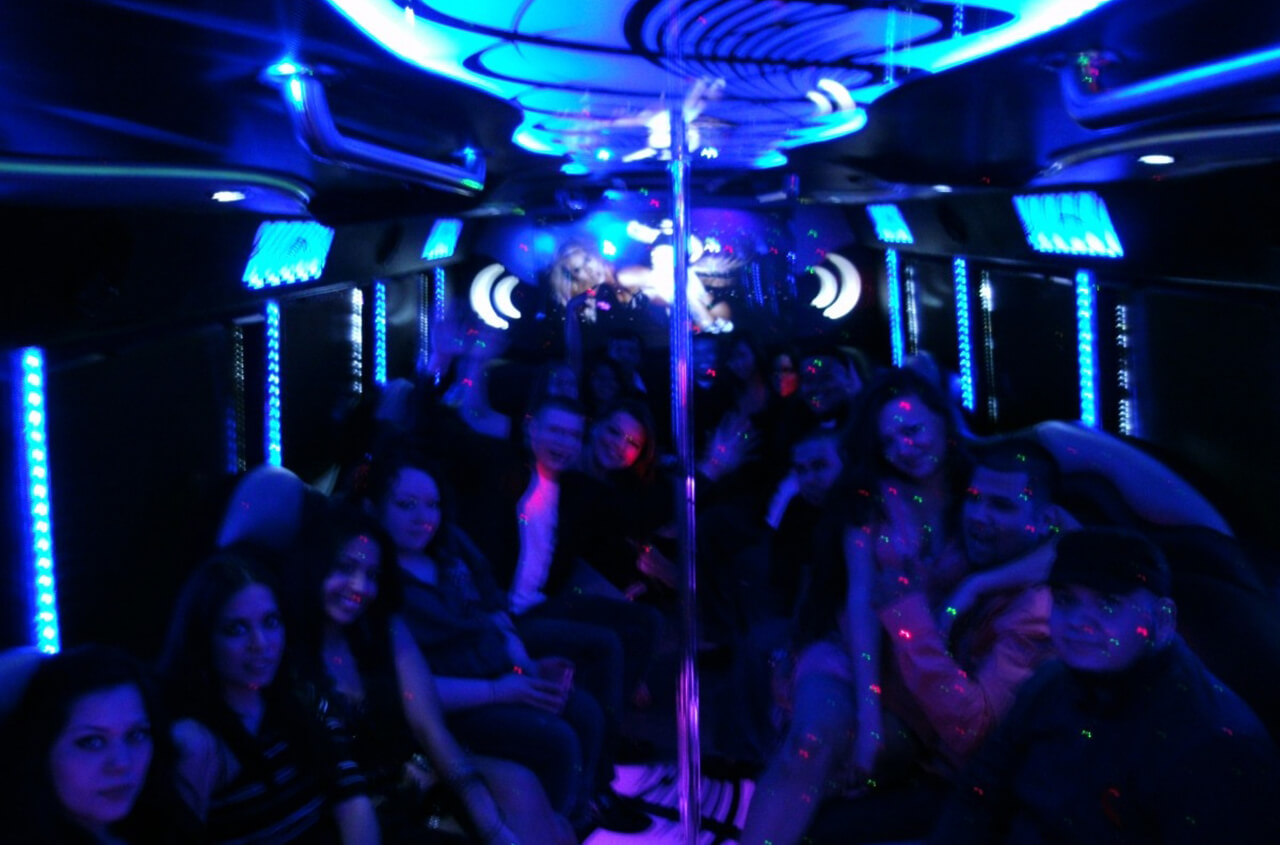 party on a bus