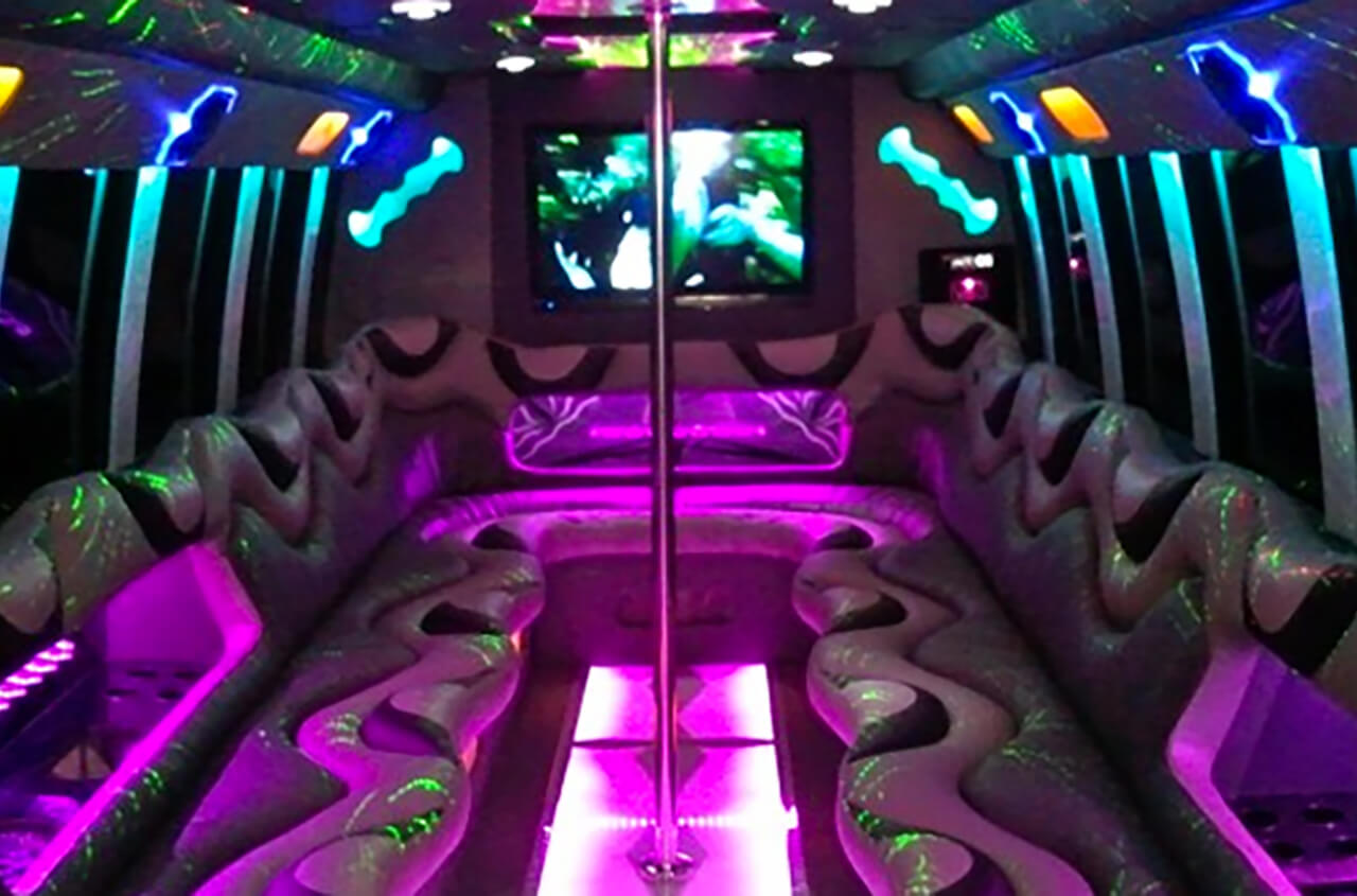 party bus interior