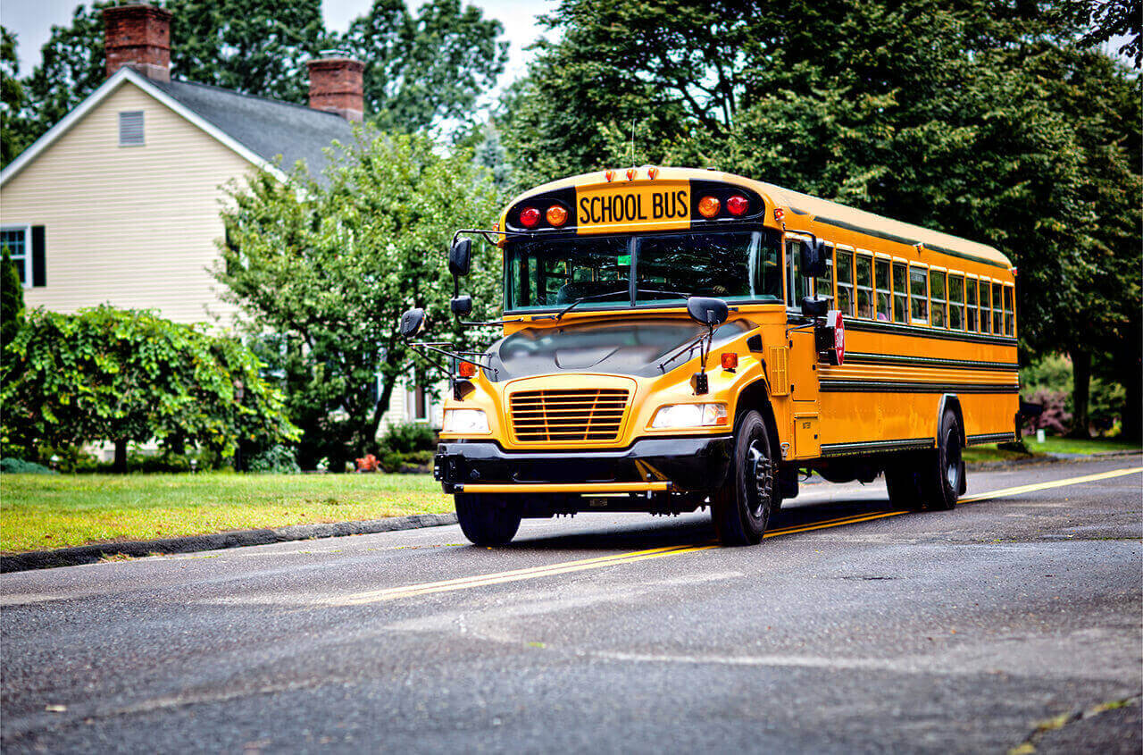 group trip school bus